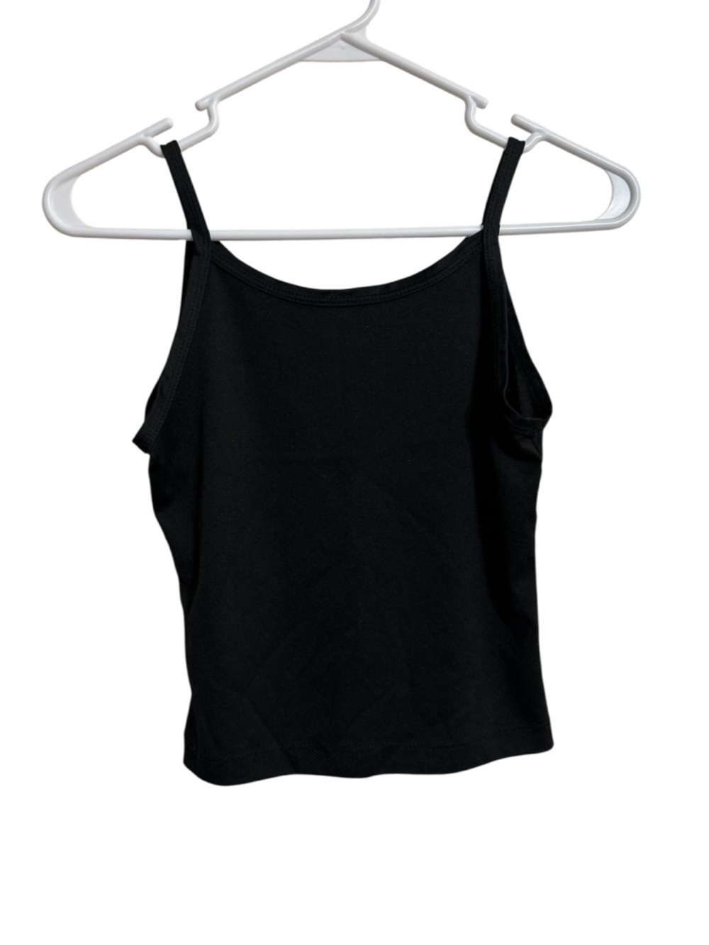 2-piece Black Floral Mesh Layered Short Sleeve Top w/Tank Top by 579 - Picture 6 of 7